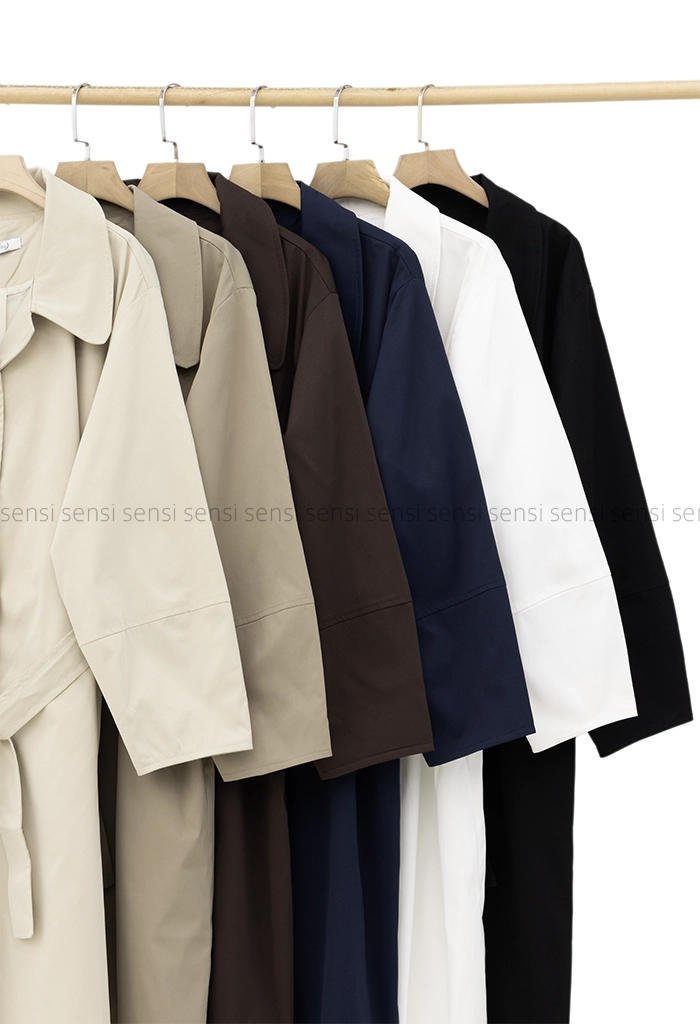 بارانی جلو دکمه آستر دار کد1004809